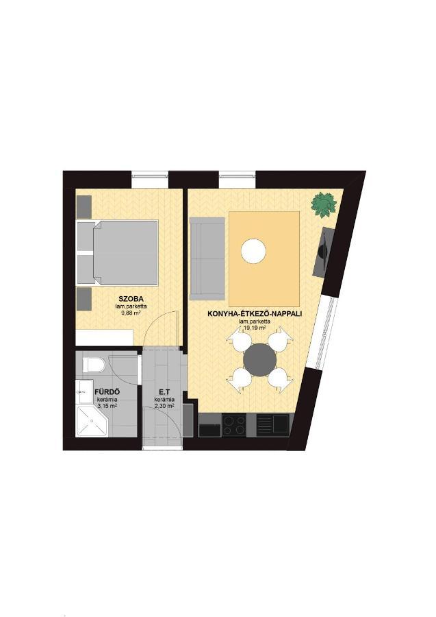Dotis Apartman טטה מראה חיצוני תמונה