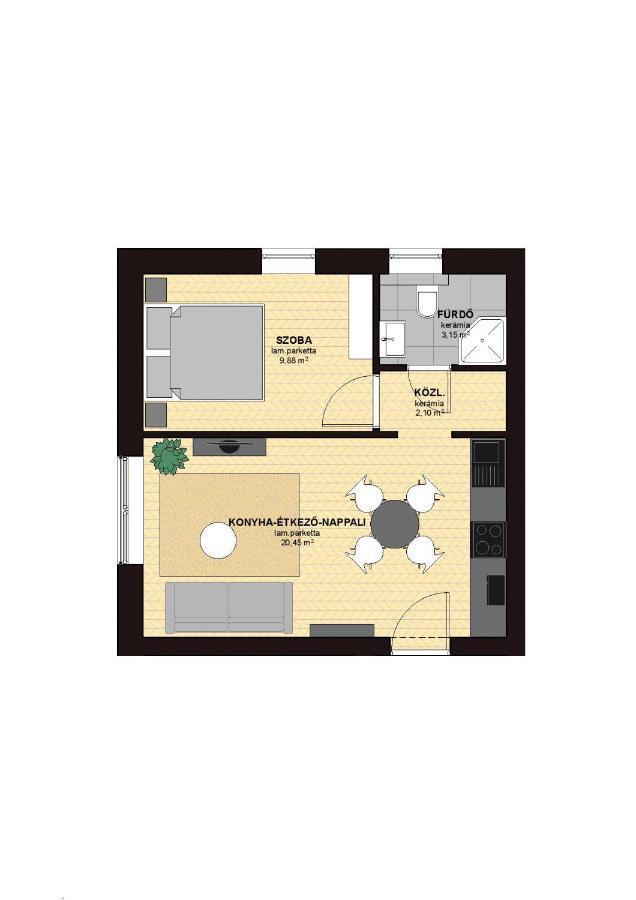 Dotis Apartman טטה מראה חיצוני תמונה