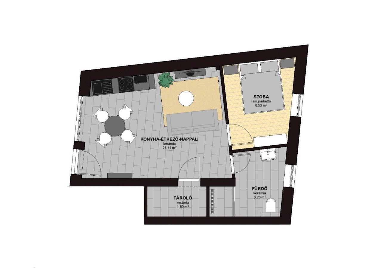 Dotis Apartman טטה מראה חיצוני תמונה