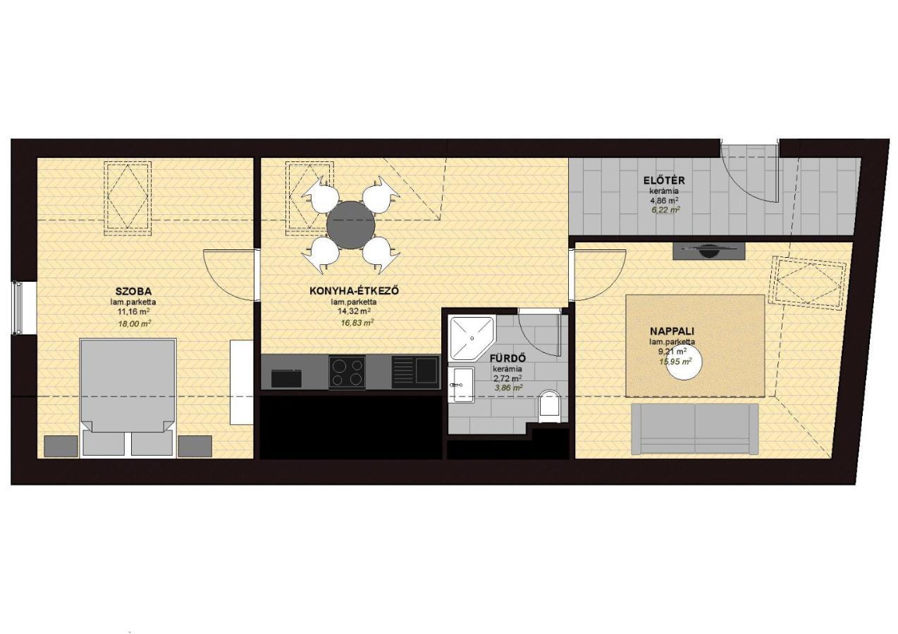 Dotis Apartman טטה מראה חיצוני תמונה